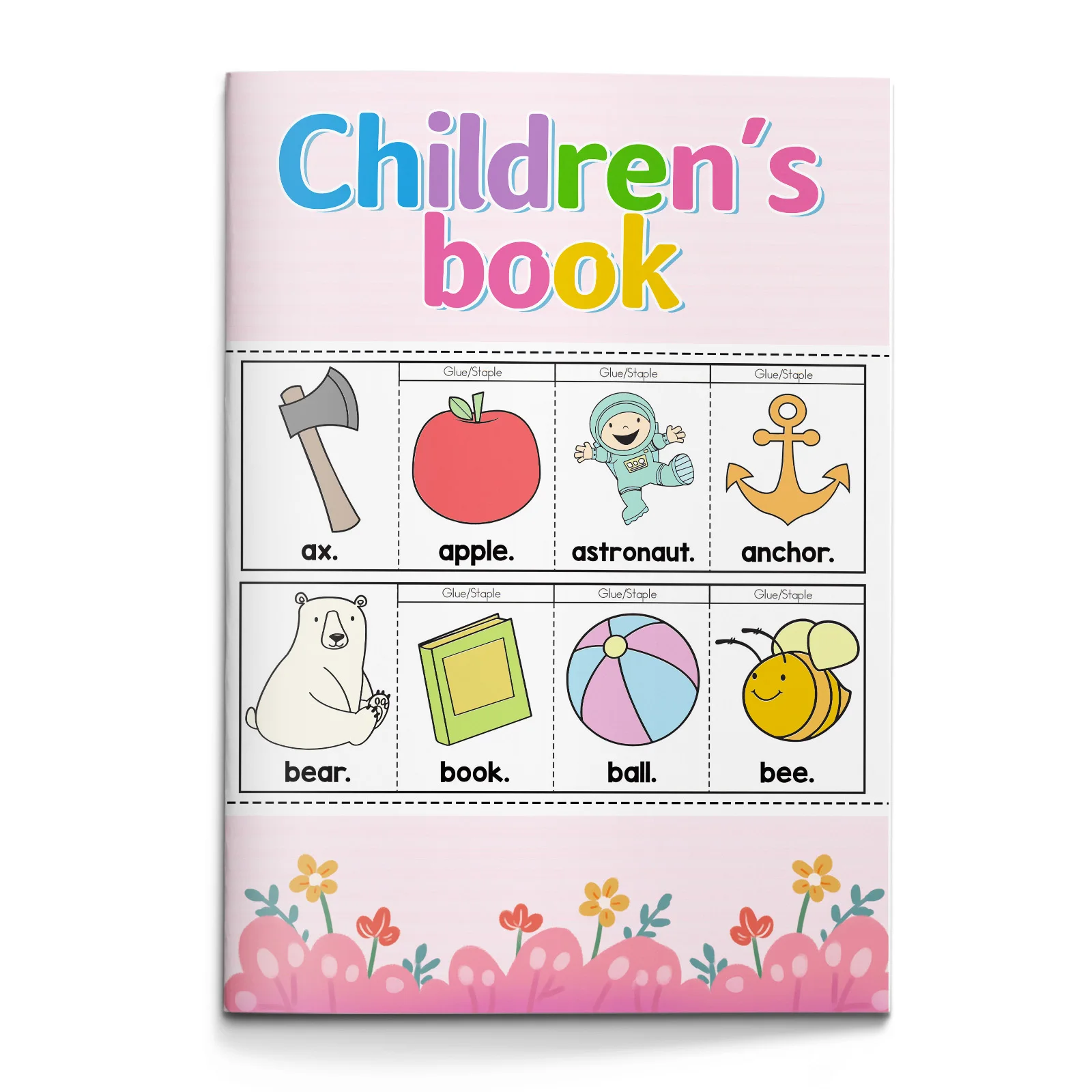 Kids Education Learning - Kids English Word Coloring Workbook, Cute
