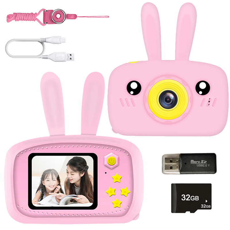 New Mini Cartoon Rabbit Camera - Kids Educational Videos 评论和价格
