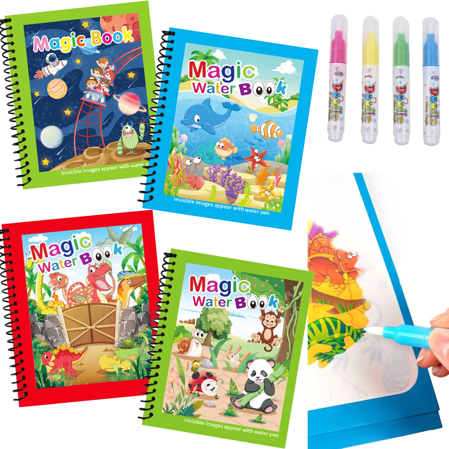 Magic Water Painting Book Reus - Kids Education Laptop 评论和价格