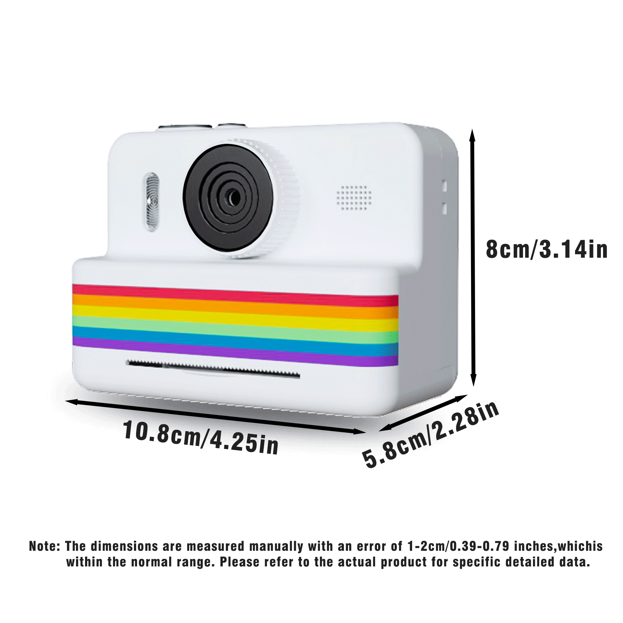 2.8 Inch Instant Print Camera, - Kids Educational Videos 评论和价格