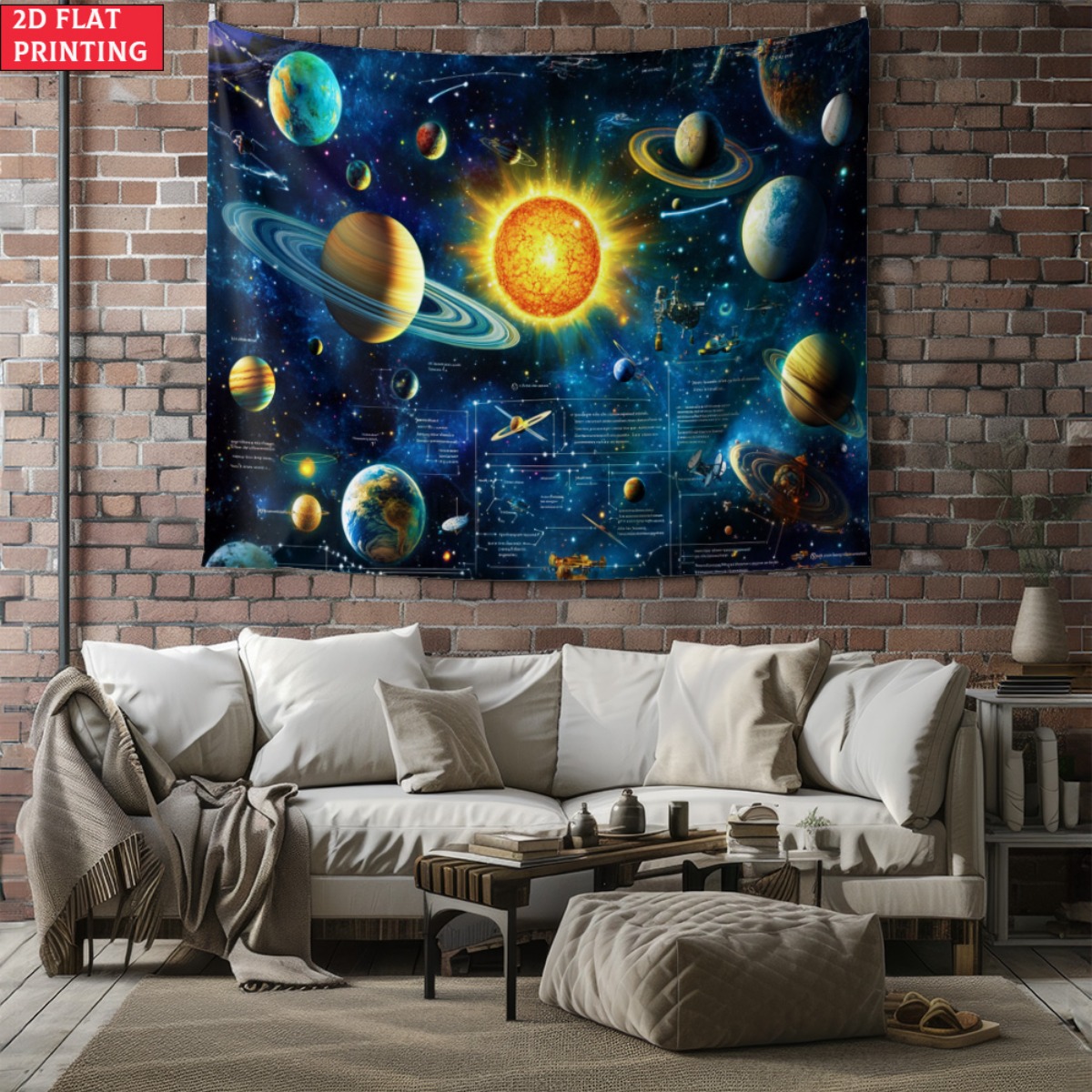 unframed Solar system planet t - Kids Education System 评论和价格