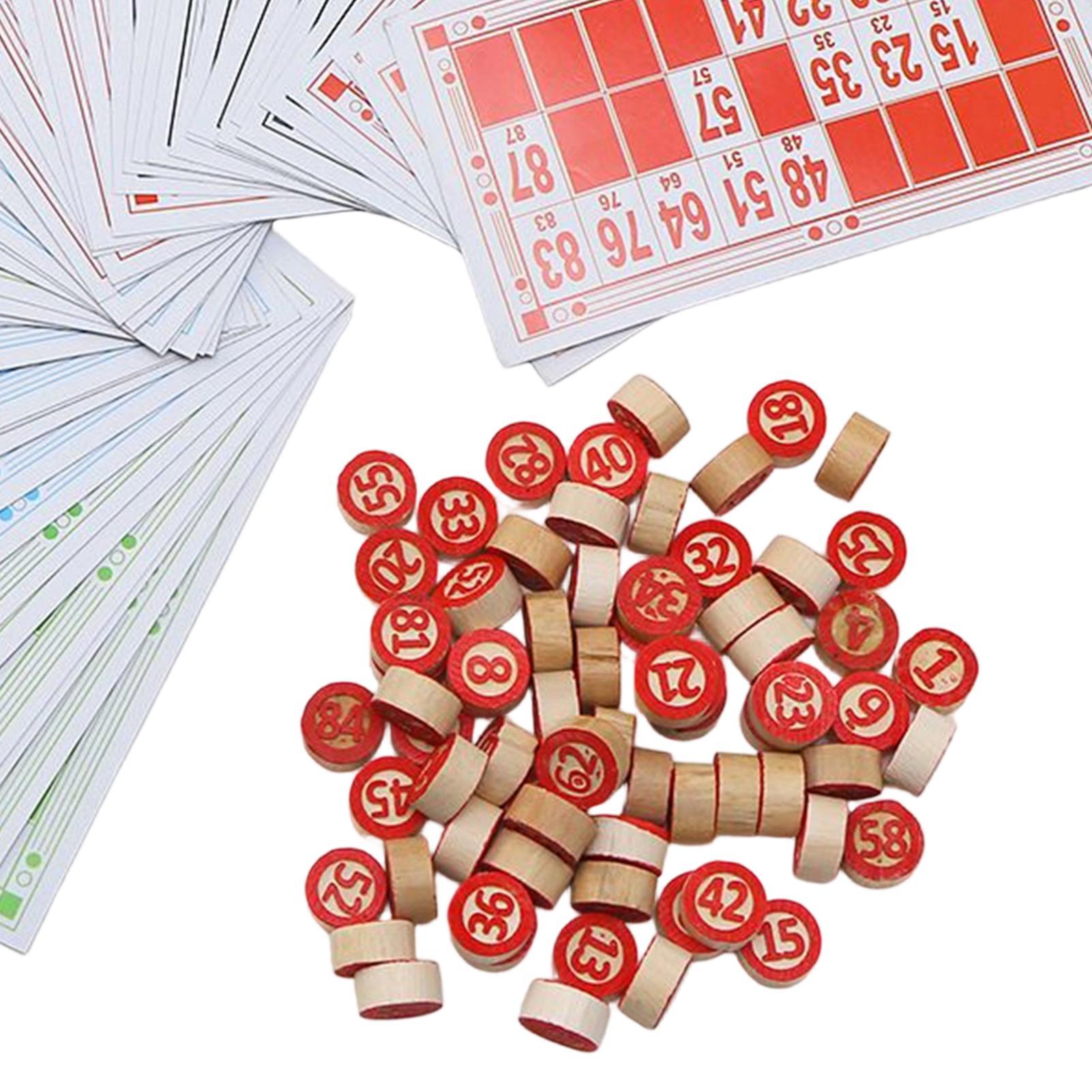 Bingo Game Wooden Funny Educat - Kids Education Group 评论和价格