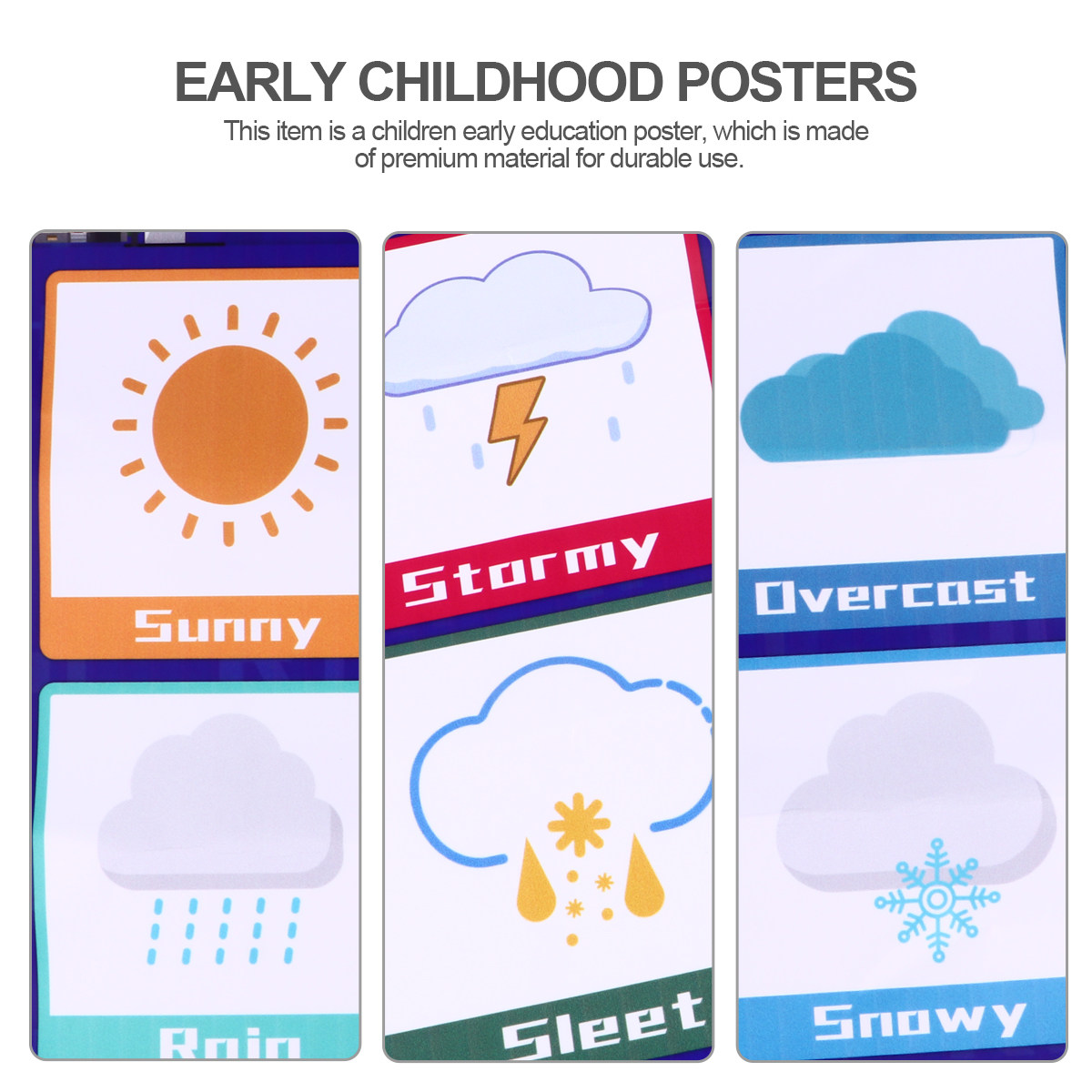 1Pcs Quality English Hanging E - Kids Education Charts 评论和价格