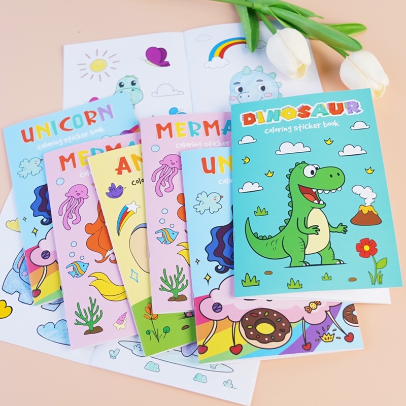 Coloring Book Children Sticker - Kids Education Laptop 评论和价格