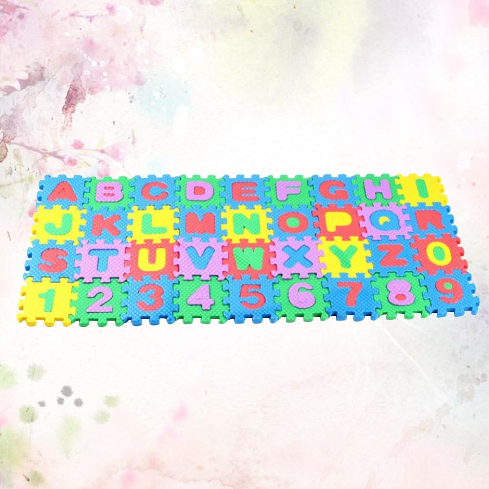 144pcs Number Alphabet Puzzle  - Kids Yoga Education 评论和价格