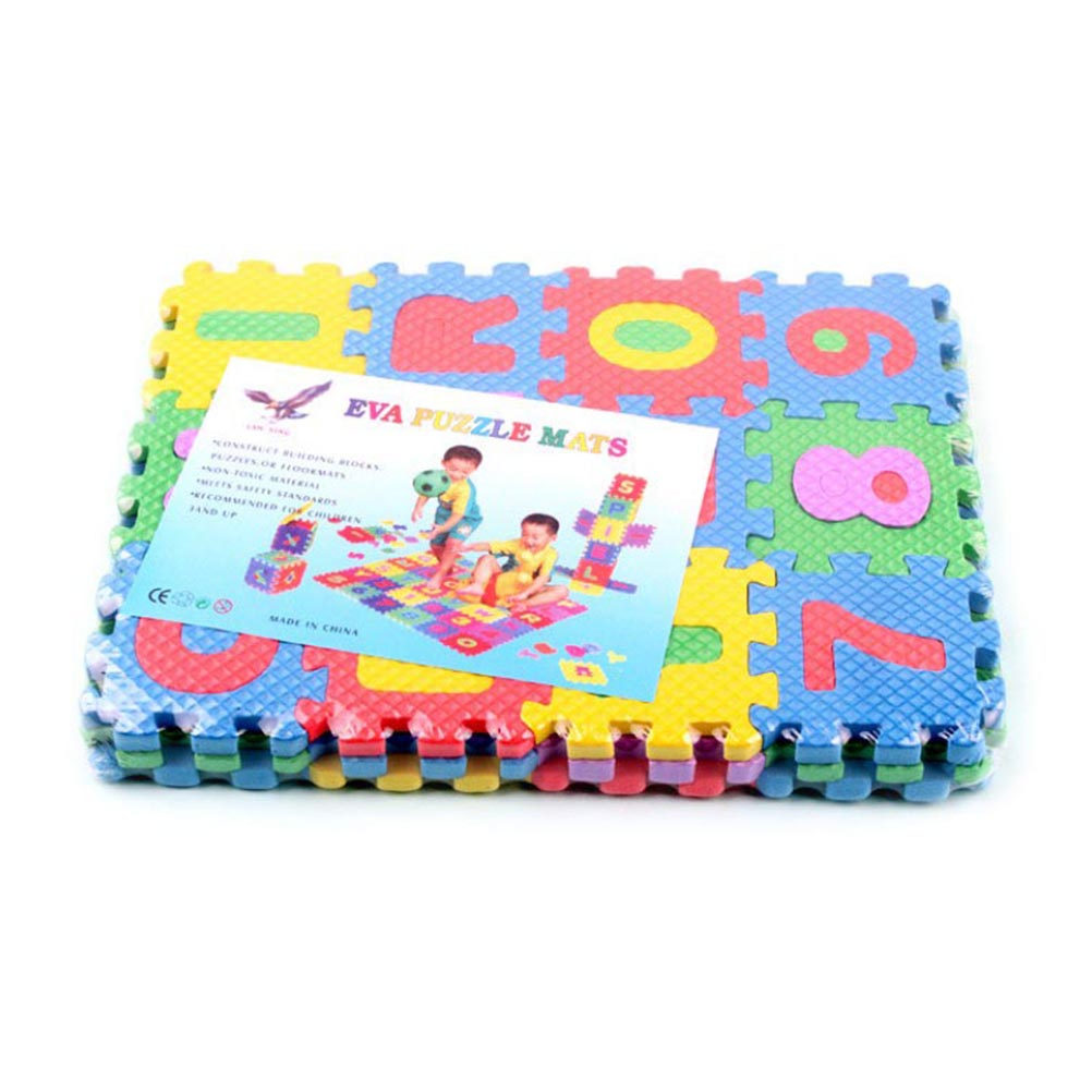 144pcs Number Alphabet Puzzle  - Kids Yoga Education 评论和价格