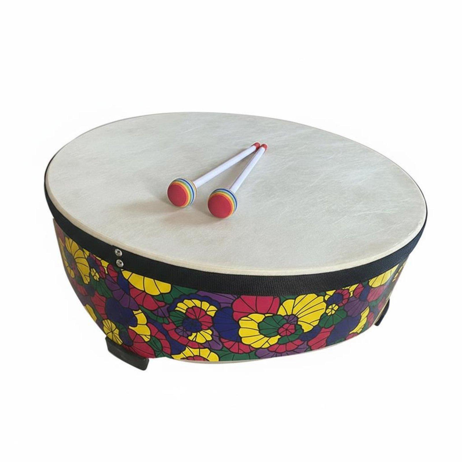 22 Inch Wooden Kids Floor Drum - Kids Education Group 评论和价格