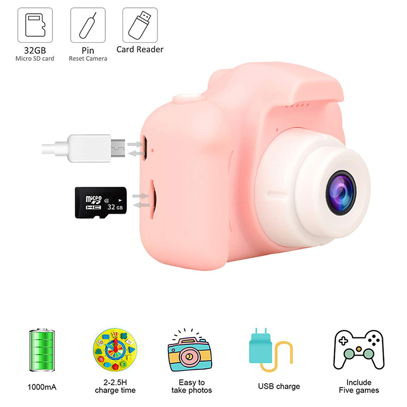 Kids Camera Toys Mini HD Digit - Kids Educational Videos 评论和价格