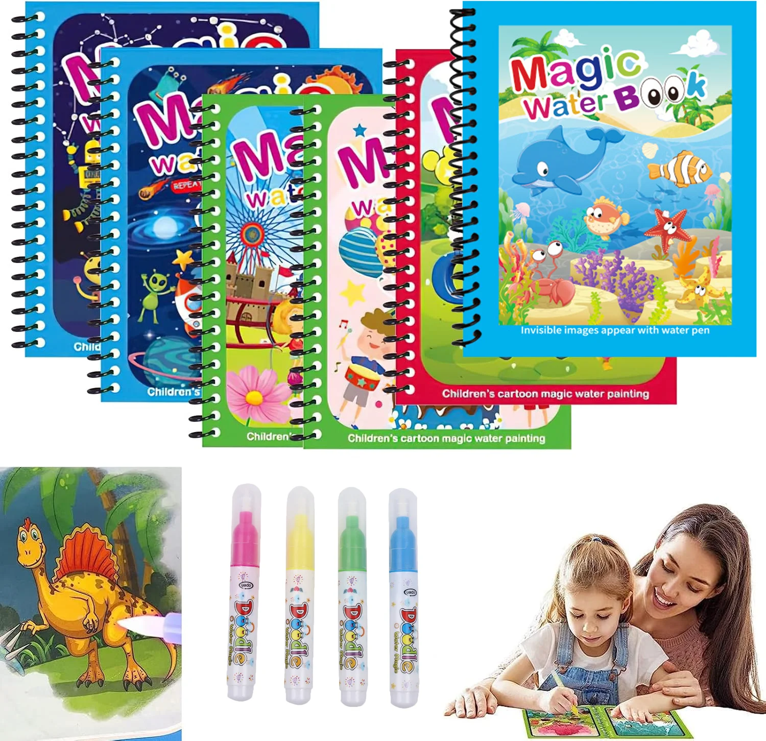 Reusable Coloring Water with W - Kids Education Laptop 评论和价格