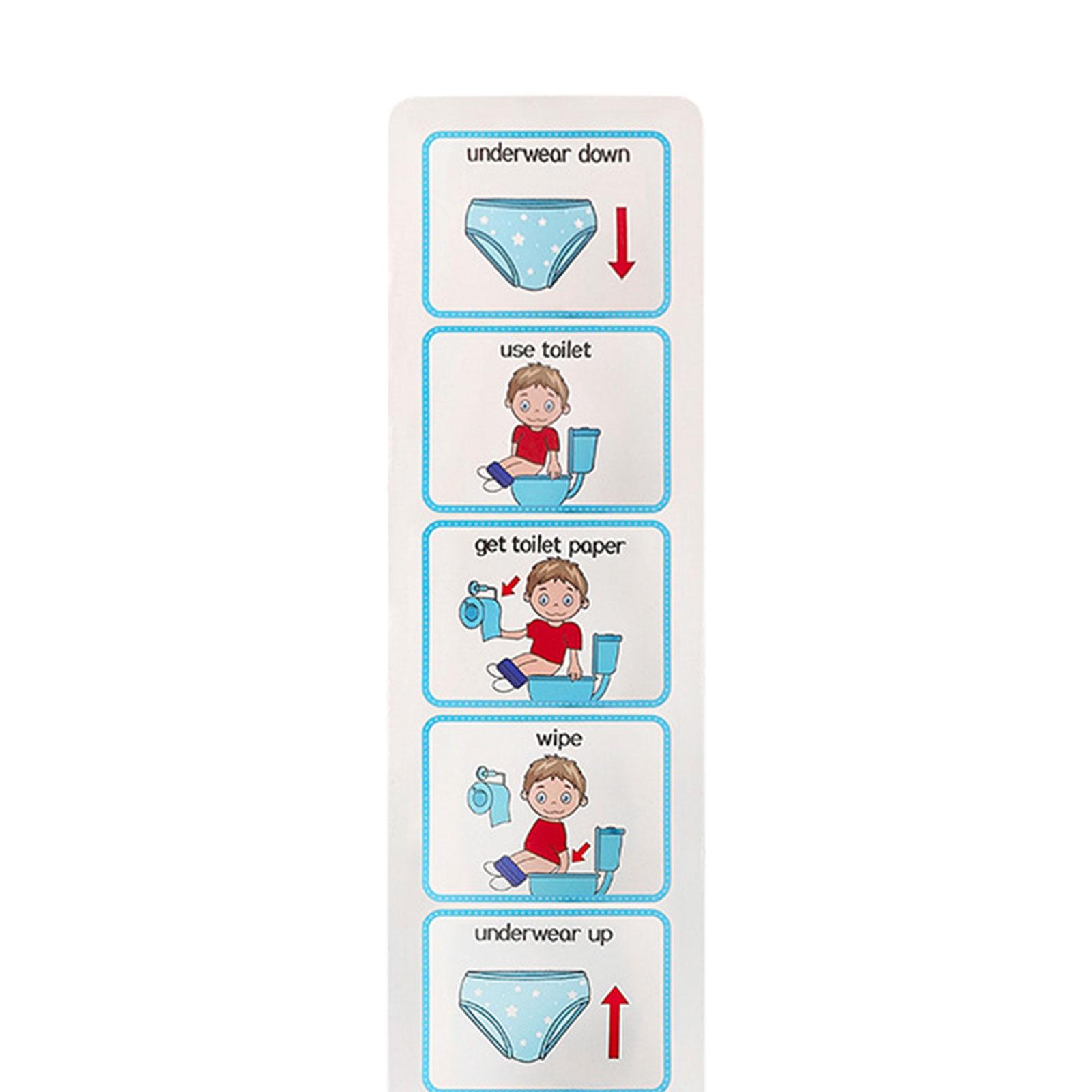Potty Training Visual Schedule - Kids Education Charts 评论和价格