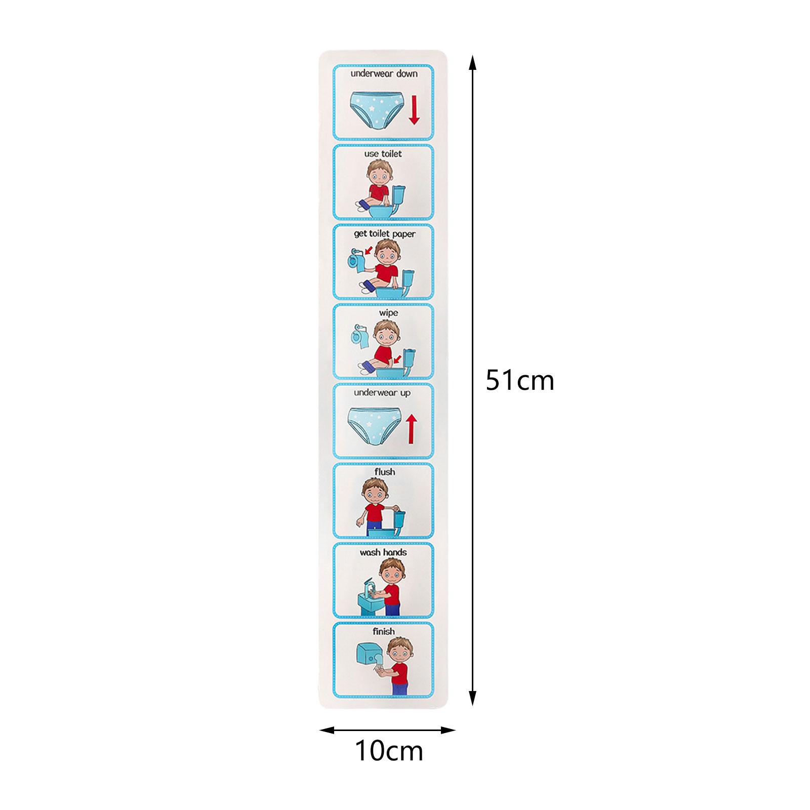 Potty Training Visual Schedule - Kids Education Charts 评论和价格