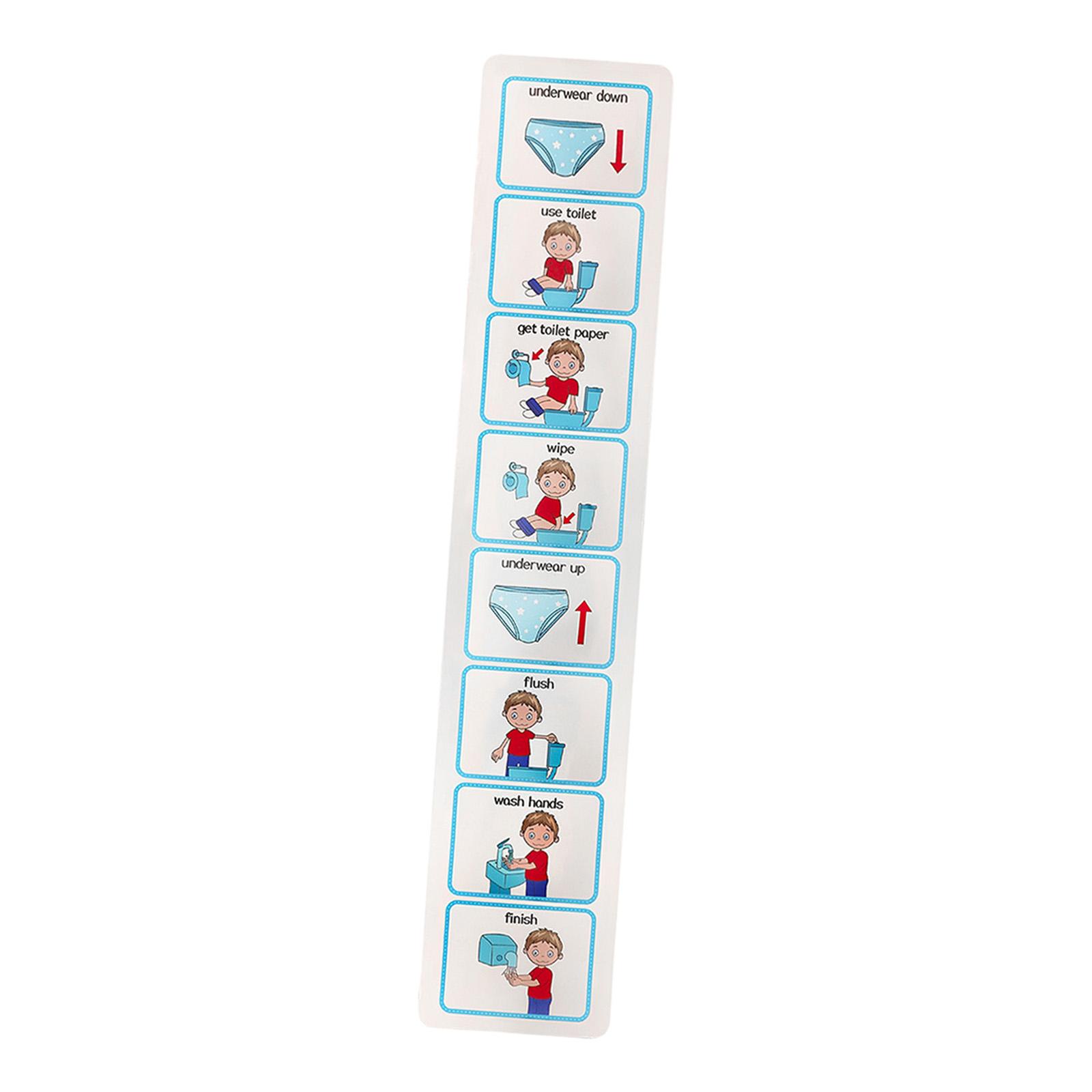 Potty Training Visual Schedule - Kids Education Charts 评论和价格