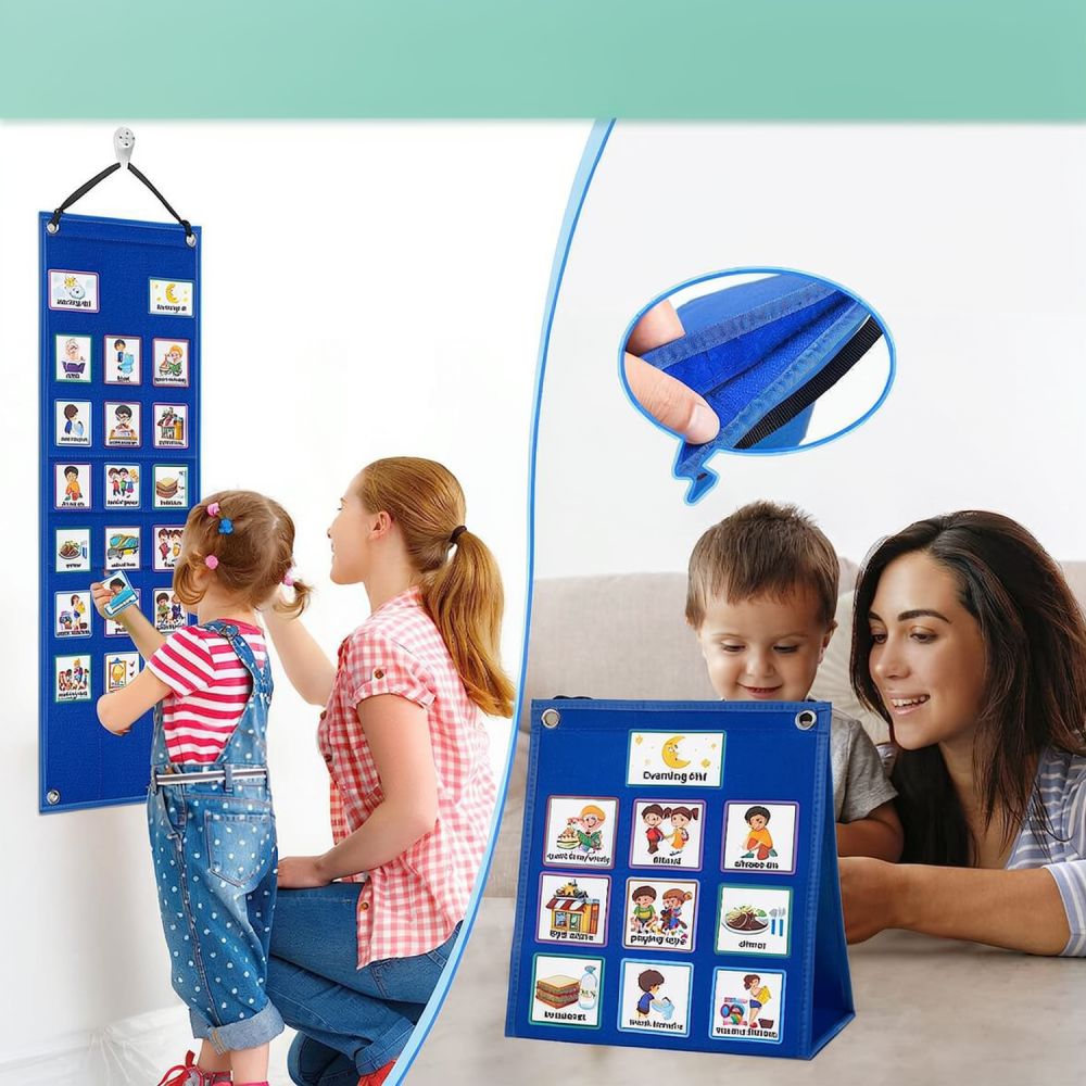 Visual Schedule Board For Kids - Kids Education Charts 评论和价格
