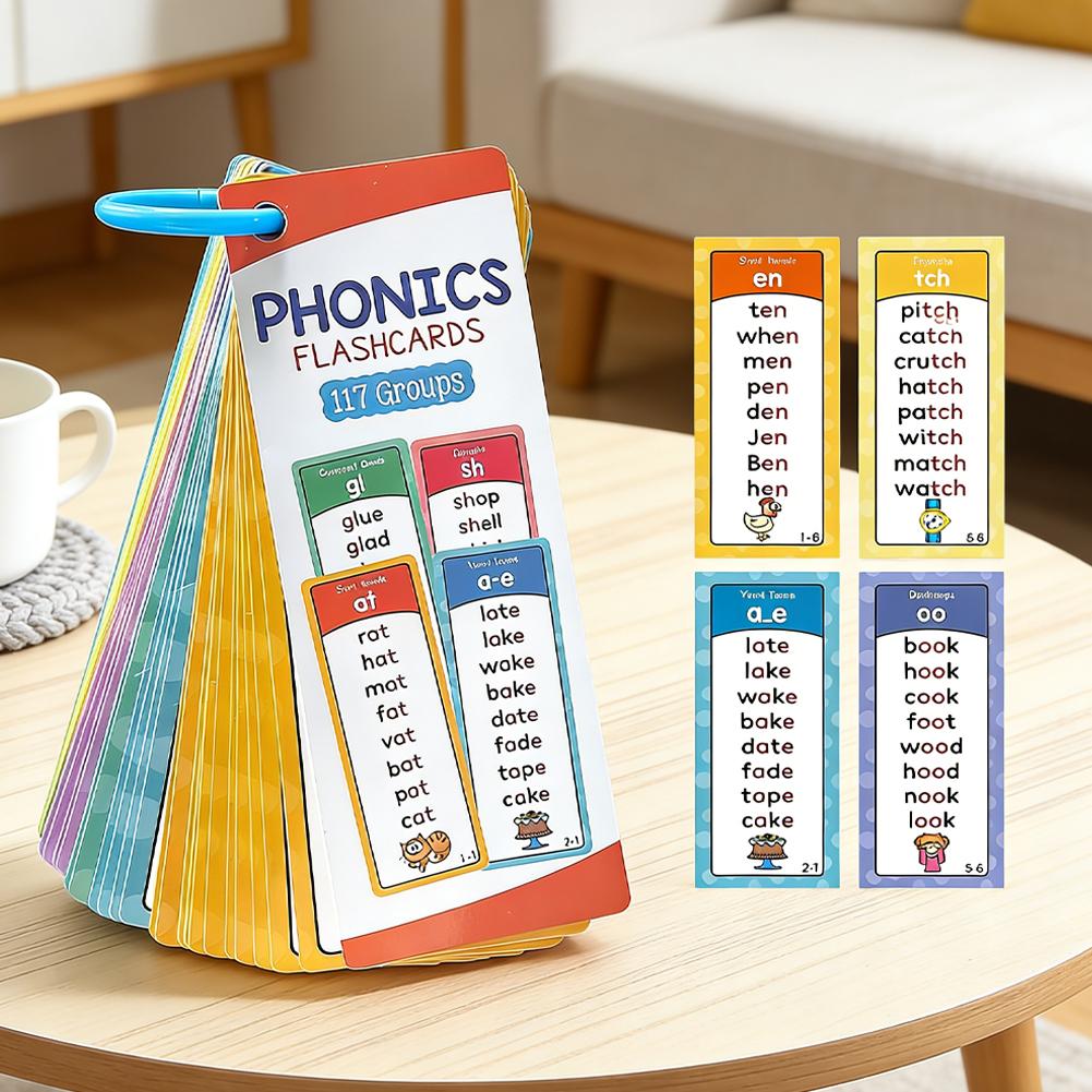 117 Groups Phonics Flashcards  - Kids Education Group 评论和价格