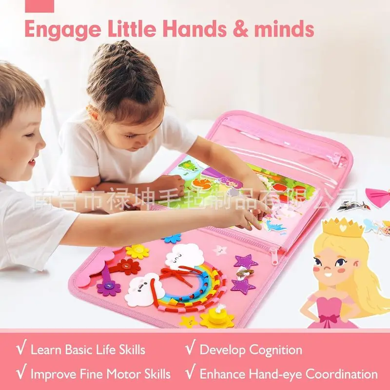 Princess Montessori Felt Busy  - Kids Early Education 评论和价格