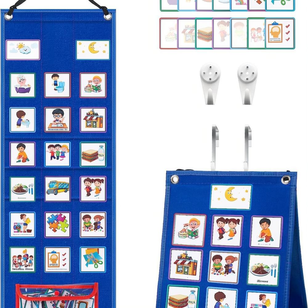 Kids Visual Routine Chart Dail - Kids Education Charts 评论和价格