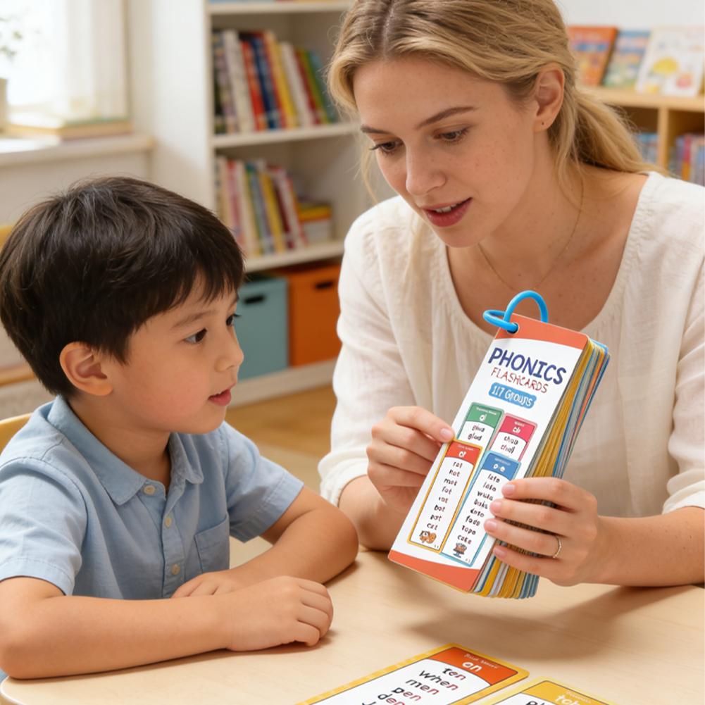 Phonics Flashcards Set, 60pcs  - Kids Education Group 评论和价格