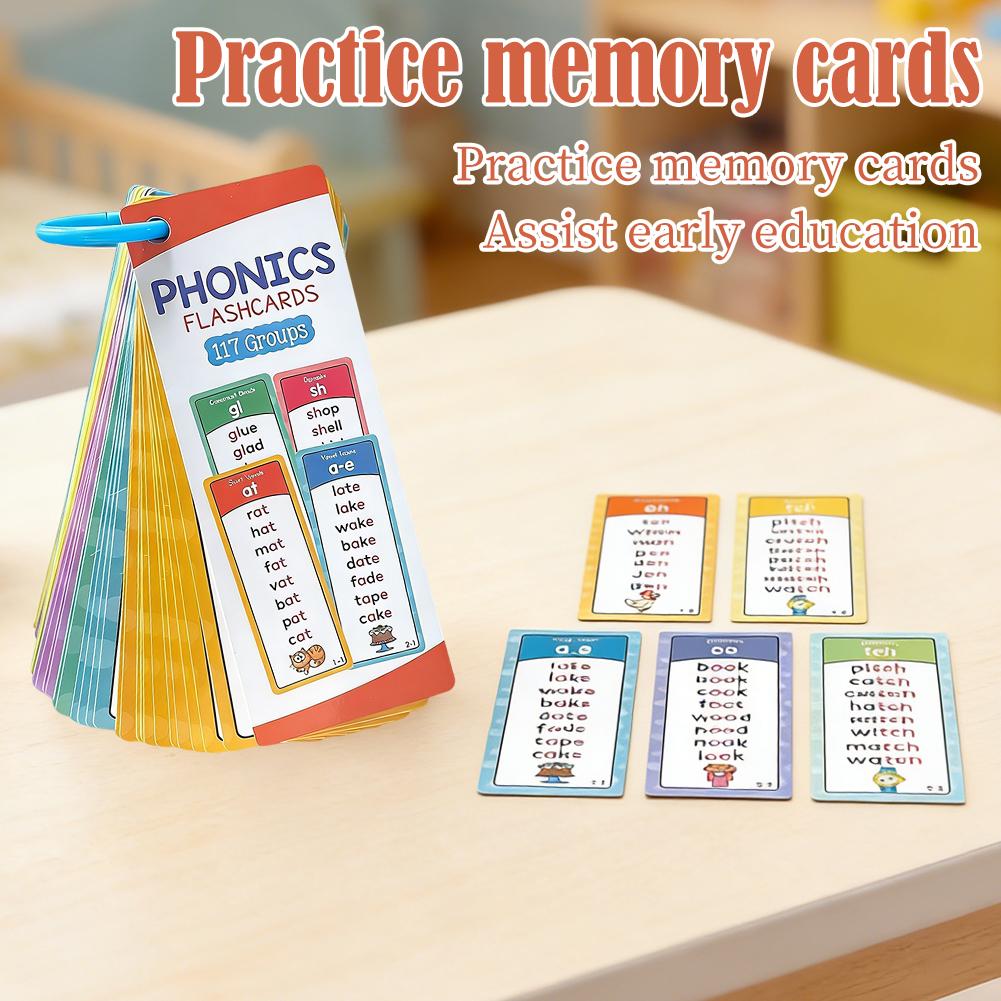 Phonics Flashcards Set, 60pcs  - Kids Education Group 评论和价格