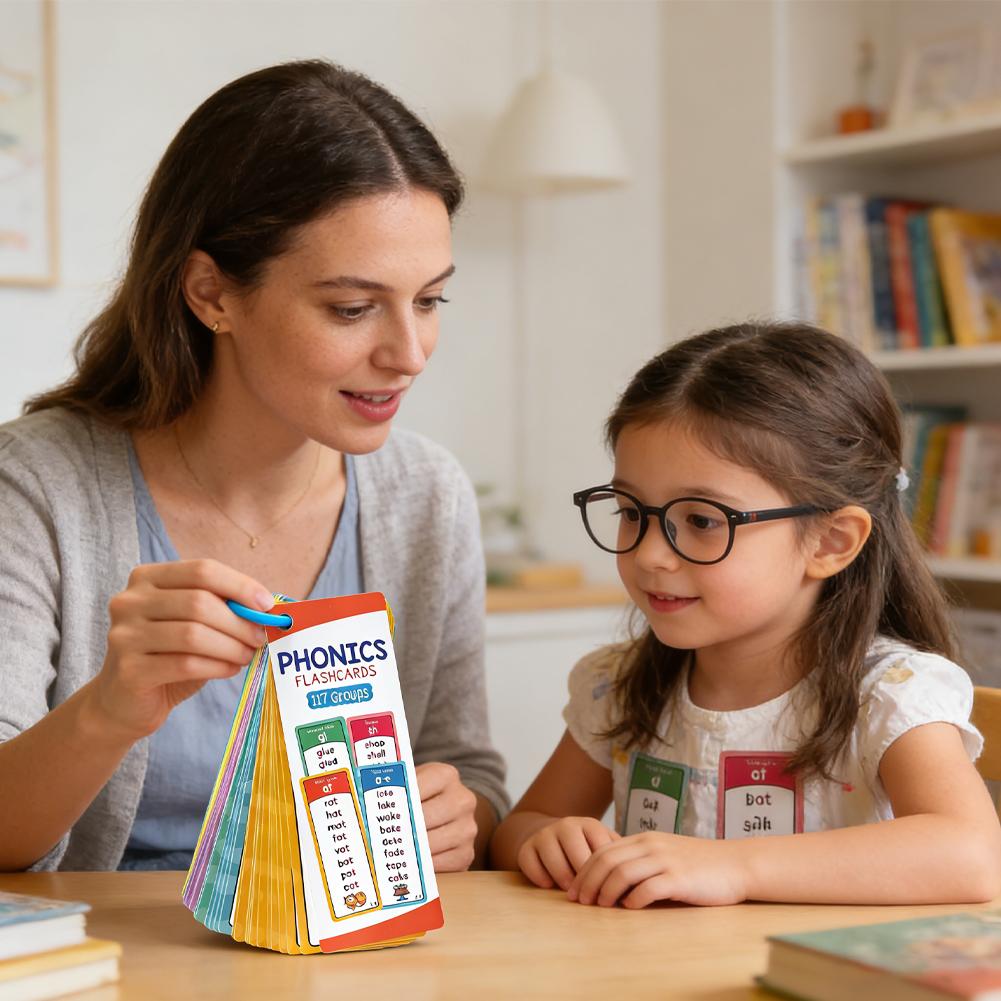 Phonics Flashcards Set, 60pcs  - Kids Education Group 评论和价格