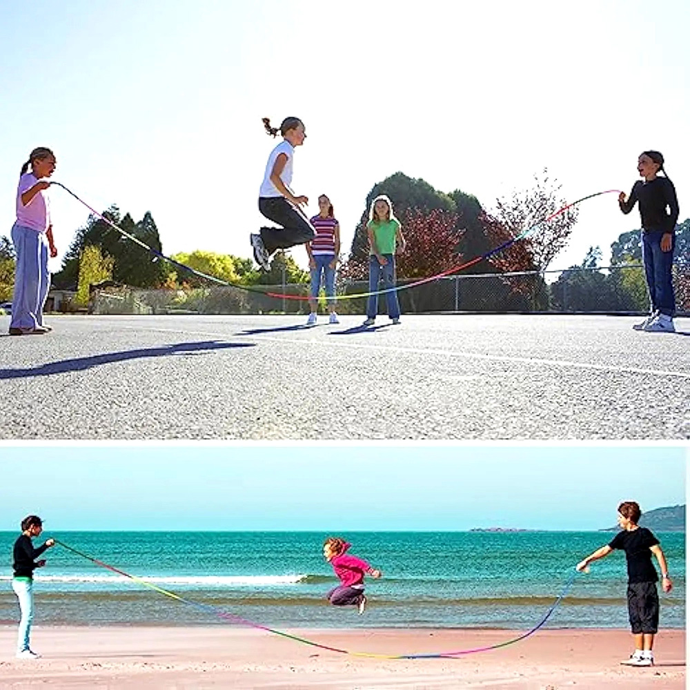 Kids Long Rainbow Jump Rope (5 - Kids Education Group 评论和价格