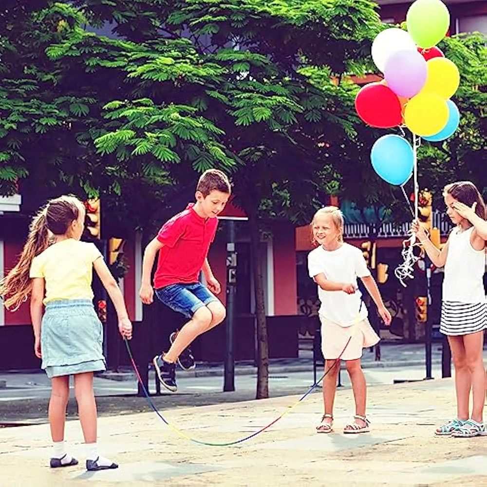 Kids Long Rainbow Jump Rope (5 - Kids Education Group 评论和价格