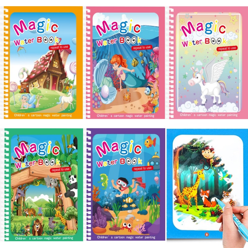 Children's Magic Water Drawing - Kids Education Laptop 评论和价格