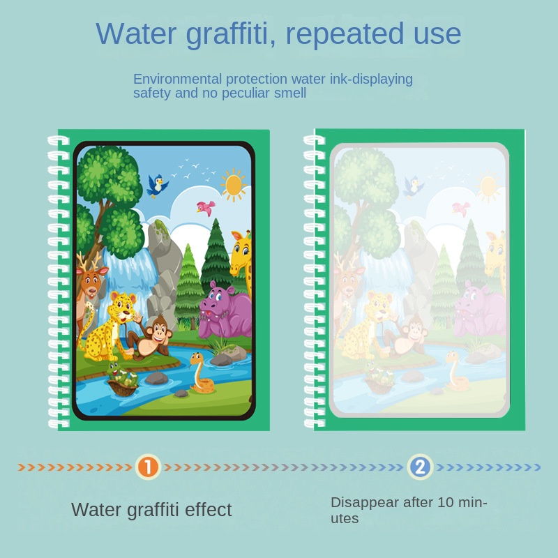 Children's Magic Water Drawing - Kids Education Laptop 评论和价格